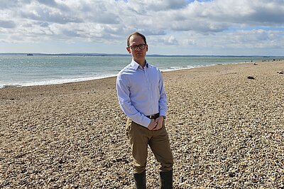 Charlie on Southsea Seafront