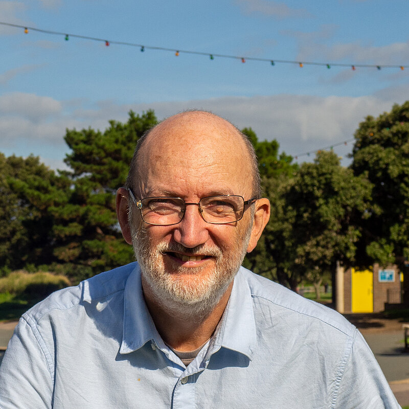 Cllr Peter Candlish at Canoe Lake