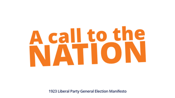 A Call to the Nation