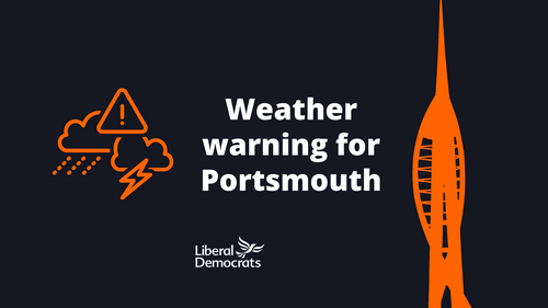 Weather warning issued for Portsmouth